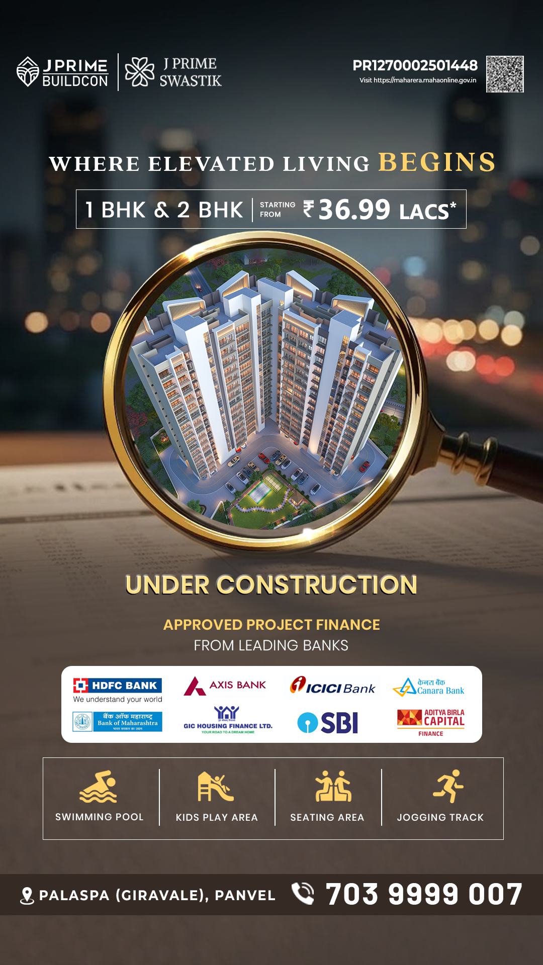 J Prime Swastik Panvel: Premium 1 & 2 BHK Homes Near Navi Mumbai International Airport